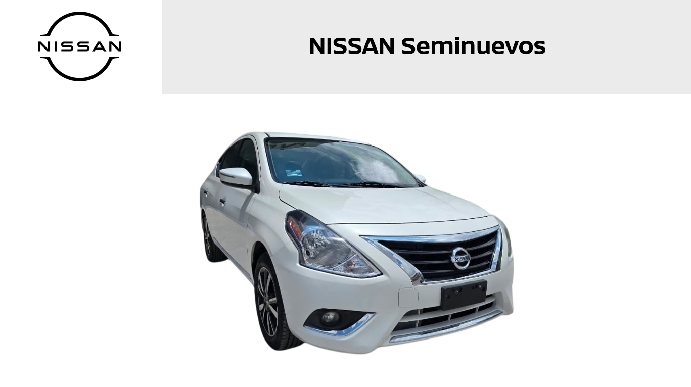 2019 Nissan VERSA 4 PTS EXCLUSIVE TA AAC VE PIEL GPS F NIEBLA RA-16