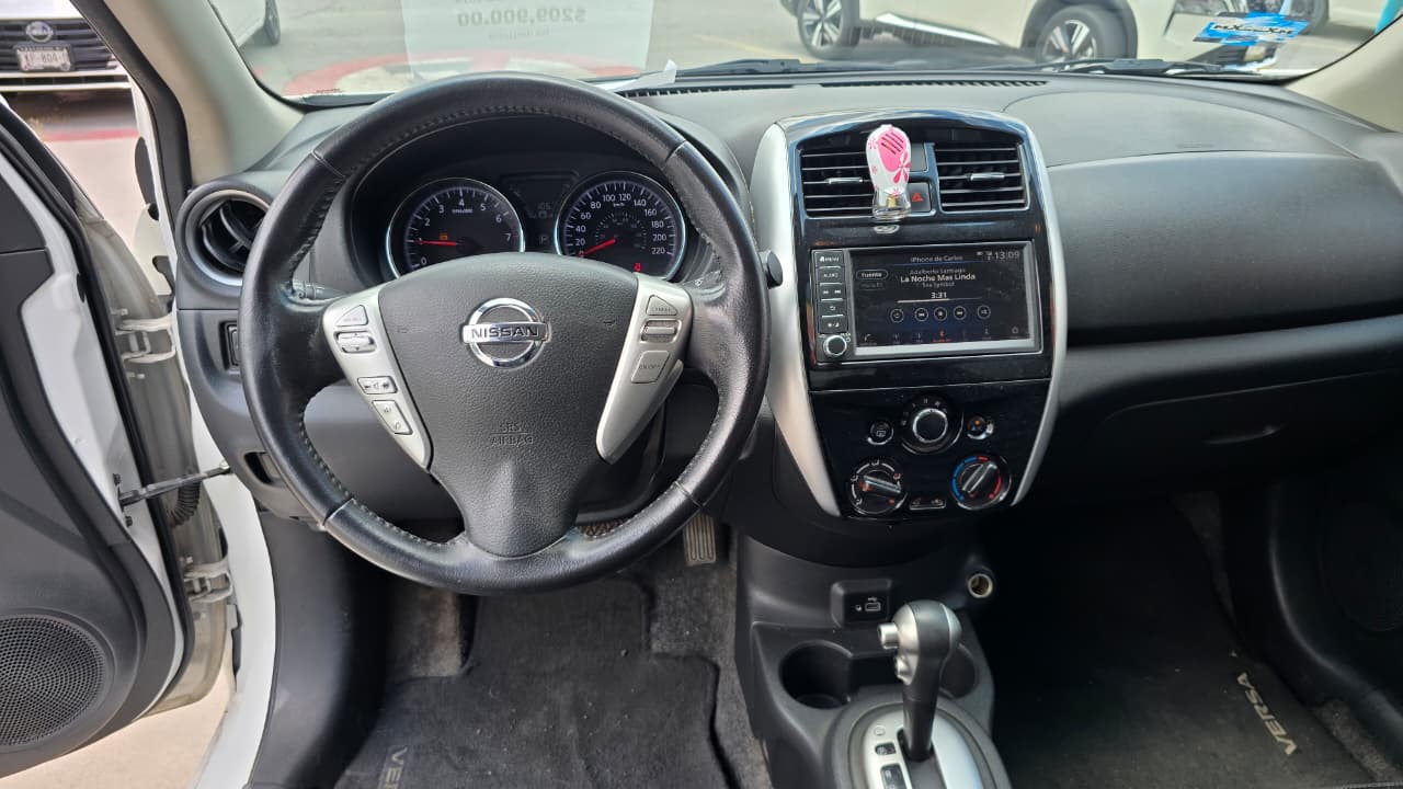 2019 Nissan VERSA 4 PTS EXCLUSIVE TA AAC VE PIEL GPS F NIEBLA RA-16